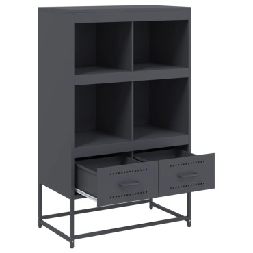 vidaXL Ντουλάπι Ανθρακί 68x39x111,5cm από Χάλυβα 1 τεμ.