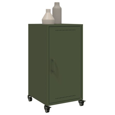 vidaXL Ντουλάπι Πράσινο Λαδί 36x39x72cm από Ατσάλι 1 τεμ.