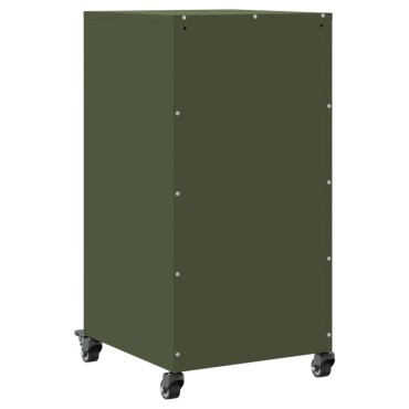 vidaXL Ντουλάπι Πράσινο Λαδί 36x39x72cm από Ατσάλι 1 τεμ.