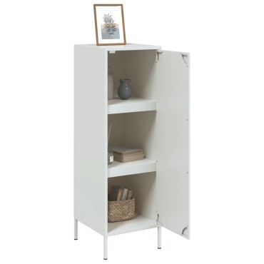 vidaXL Ντουλάπι Λευκό 36x39x113cm από Ατσάλι 1 τεμ.