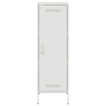 vidaXL Ντουλάπι Λευκό 36x39x113cm από Ατσάλι 1 τεμ.