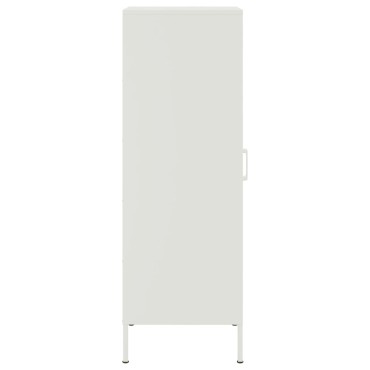 vidaXL Ντουλάπι Λευκό 36x39x113cm από Ατσάλι 1 τεμ.