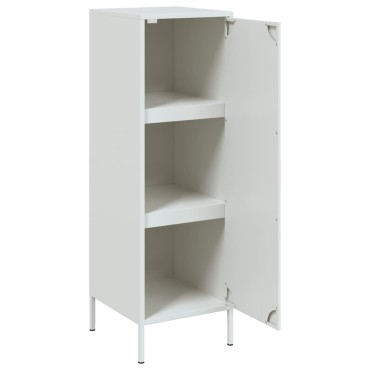 vidaXL Ντουλάπι Λευκό 36x39x113cm από Ατσάλι 1 τεμ.