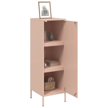 vidaXL Ντουλάπι Ροζ 36x39x113cm από Ατσάλι 1 τεμ.