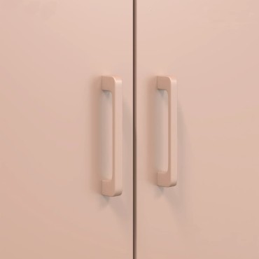 vidaXL Ντουλάπι Ροζ 68x39x113cm από Ατσάλι 1 τεμ.
