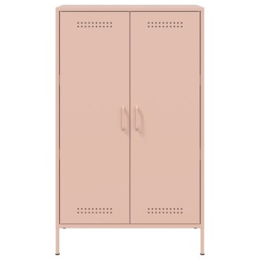 vidaXL Ντουλάπι Ροζ 68x39x113cm από Ατσάλι 1 τεμ.