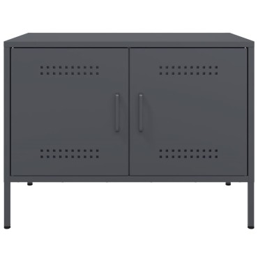 vidaXL Έπιπλο Τηλεόρασης Ανθρακί 68x39x50,5cm από Χάλυβα