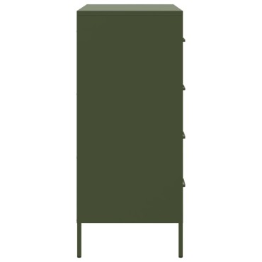 vidaXL Ντουλάπι Πράσινο Λαδί 68x39x89cm από Ατσάλι 1 τεμ.