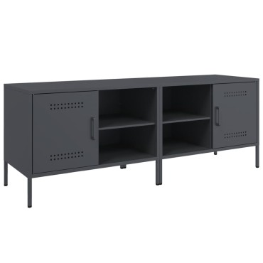 vidaXL Έπιπλα Τηλεόρασης 2 τεμ. Ανθρακί 68x39x50,5cm από Χάλυβα