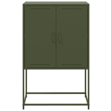 vidaXL Έπιπλο Τηλεόρασης Πράσινο Λαδί 68,5x39x60,5cm από Ατσάλι