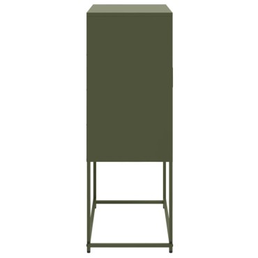vidaXL Έπιπλο Τηλεόρασης Πράσινο Λαδί 68,5x39x60,5cm από Ατσάλι