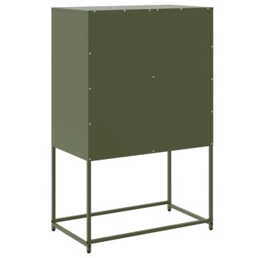 vidaXL Έπιπλο Τηλεόρασης Πράσινο Λαδί 68,5x39x60,5cm από Ατσάλι
