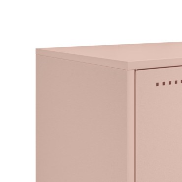 vidaXL Έπιπλο Τηλεόρασης Ροζ 68,5x39x60,5cm από Χάλυβα