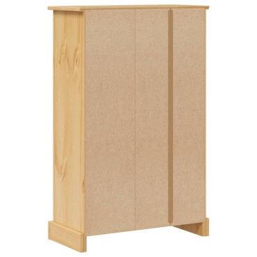 vidaXL Ντουλάπι Μπάνιου Corona 70x33x110cm από Μασίφ Ξύλο Πεύκου