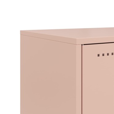 vidaXL Έπιπλο Τηλεόρασης Ροζ 68x39x60,5cm από Χάλυβα
