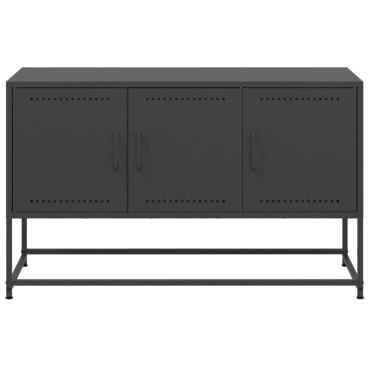 vidaXL Έπιπλο Τηλεόρασης Μαύρο 100,5x39x60,5cm Ατσάλινο