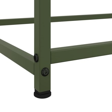 vidaXL Ντουλάπι Πράσινο Λαδί 100,5x39x107cm από Ατσάλι 1 τεμ.