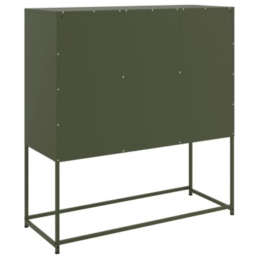 vidaXL Ντουλάπι Πράσινο Λαδί 100,5x39x107cm από Ατσάλι 1 τεμ.
