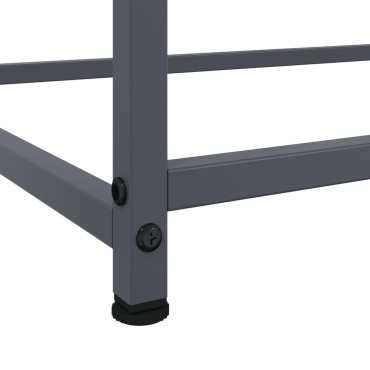 vidaXL Ντουλάπι Ανθρακί 100,5x39x107cm από Ατσάλι 1 τεμ.