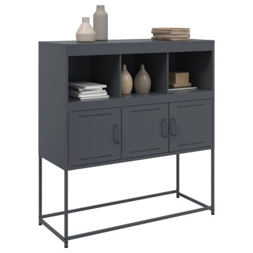 vidaXL Ντουλάπι Ανθρακί 100,5x39x107cm από Ατσάλι 1 τεμ.