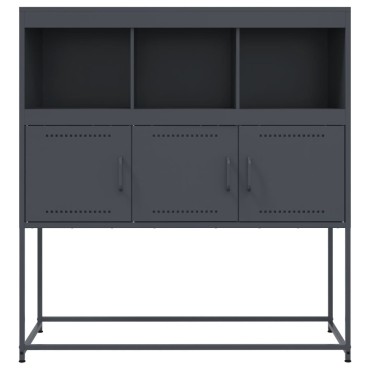 vidaXL Ντουλάπι Ανθρακί 100,5x39x107cm από Ατσάλι 1 τεμ.
