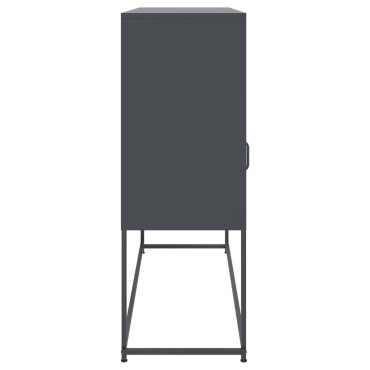 vidaXL Ντουλάπι Ανθρακί 100,5x39x107cm από Ατσάλι 1 τεμ.