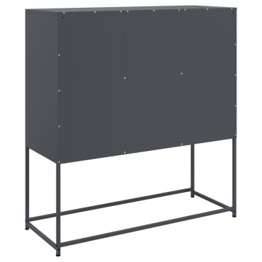 vidaXL Ντουλάπι Ανθρακί 100,5x39x107cm από Ατσάλι 1 τεμ.