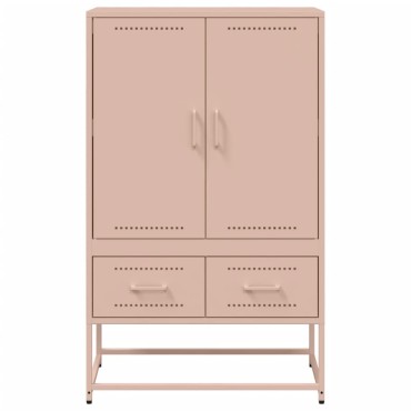 vidaXL Ντουλάπα Ροζ 68x39x111,5cm από Χάλυβα 1 τεμ.