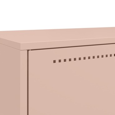 vidaXL Ντουλάπα Ροζ 68x39x111,5cm από Χάλυβα 1 τεμ.