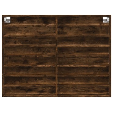 vidaXL Βιτρίνα Καπνιστή Δρυς 100x8,5x75cm από Επεξεργασμένο Ξύλο
