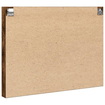 vidaXL Βιτρίνα Καπνιστή Δρυς 100x8,5x75cm από Επεξεργασμένο Ξύλο