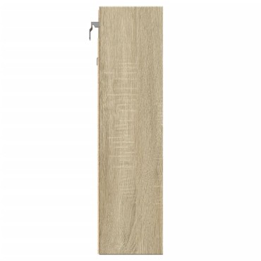 vidaXL Βιτρίνα Χρώμα Sonoma Δρυς 100x15x58cm από Επεξεργασμένο Ξύλο