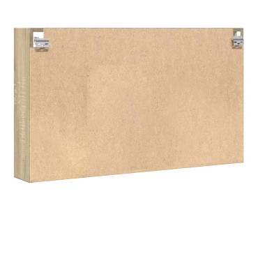 vidaXL Βιτρίνα Χρώμα Sonoma Δρυς 100x15x58cm από Επεξεργασμένο Ξύλο