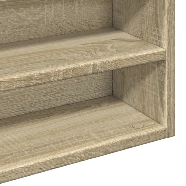 vidaXL Βιτρίνα Χρώμα Sonoma Δρυς 100x15x58cm από Επεξεργασμένο Ξύλο