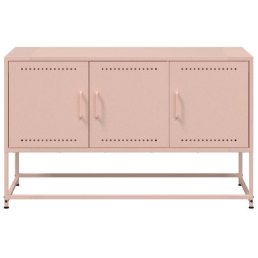vidaXL Έπιπλο Τηλεόρασης Ροζ 100,5x39x60,5cm από Ατσάλι