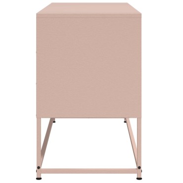vidaXL Έπιπλο Τηλεόρασης Ροζ 100,5x39x60,5cm από Ατσάλι
