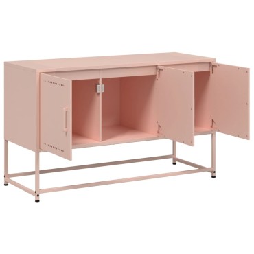 vidaXL Έπιπλο Τηλεόρασης Ροζ 100,5x39x60,5cm από Ατσάλι