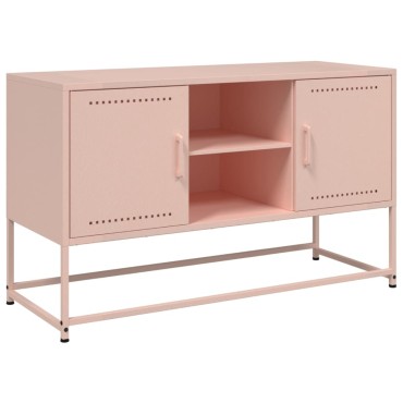 vidaXL Έπιπλο Τηλεόρασης Ροζ 100,5x39x60,5cm από Ατσάλι