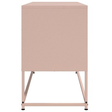 vidaXL Έπιπλο Τηλεόρασης Ροζ 100,5x39x60,5cm από Ατσάλι