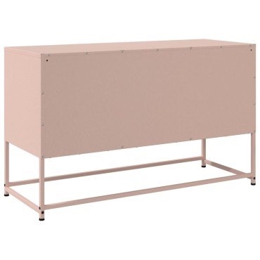 vidaXL Έπιπλο Τηλεόρασης Ροζ 100,5x39x60,5cm από Ατσάλι