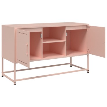 vidaXL Έπιπλο Τηλεόρασης Ροζ 100,5x39x60,5cm από Ατσάλι
