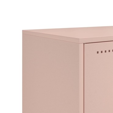 vidaXL Έπιπλο Τηλεόρασης Ροζ 100,5x39x60,5cm από Ατσάλι