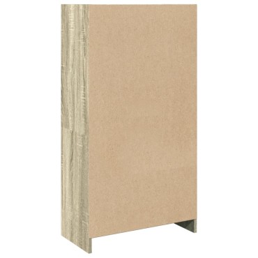 vidaXL Βιβλιοθήκη Sonoma Δρυς 57x28,5x107,5cm από Επεξεργασμένο Ξύλο 1 τεμ.