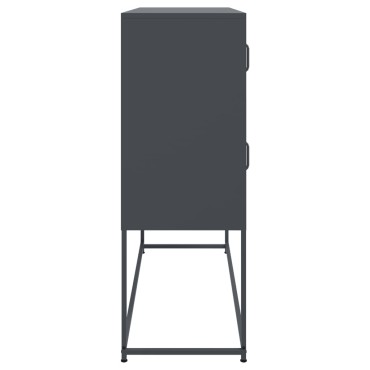 vidaXL Ντουλάπι Ανθρακί 100,5x39x107cm από Ατσάλι 1 τεμ.