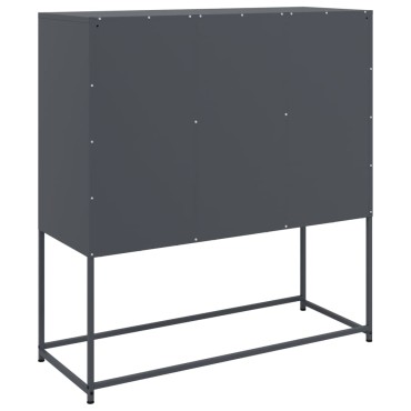 vidaXL Ντουλάπι Ανθρακί 100,5x39x107cm από Ατσάλι 1 τεμ.