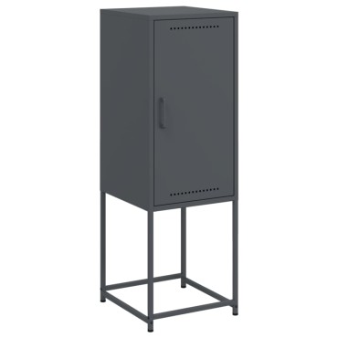 vidaXL Ντουλάπι Ανθρακί 36x39x107cm από Ατσάλι 1 τεμ.