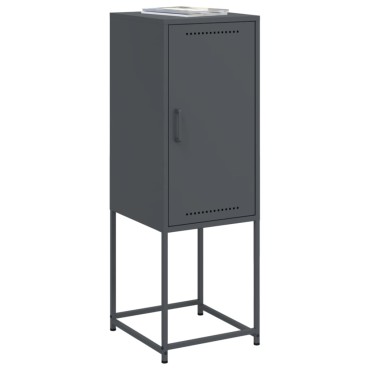 vidaXL Ντουλάπι Ανθρακί 36x39x107cm από Ατσάλι 1 τεμ.
