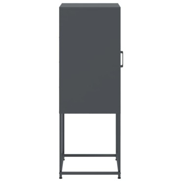 vidaXL Ντουλάπι Ανθρακί 36x39x107cm από Ατσάλι 1 τεμ.