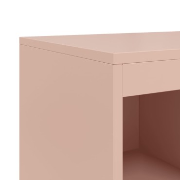 vidaXL Ντουλάπι Ροζ 100,5x39x107cm Ατσάλινο 1 τεμ.