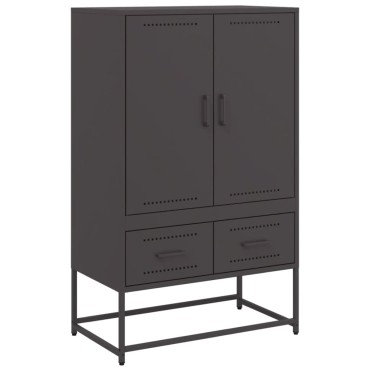 vidaXL Ντουλάπι Μαύρο 68x39x111,5cm από Χάλυβα 1 τεμ.